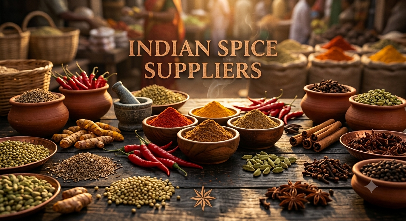 Indian spice suppliers providing bulk and private-label spice solutions