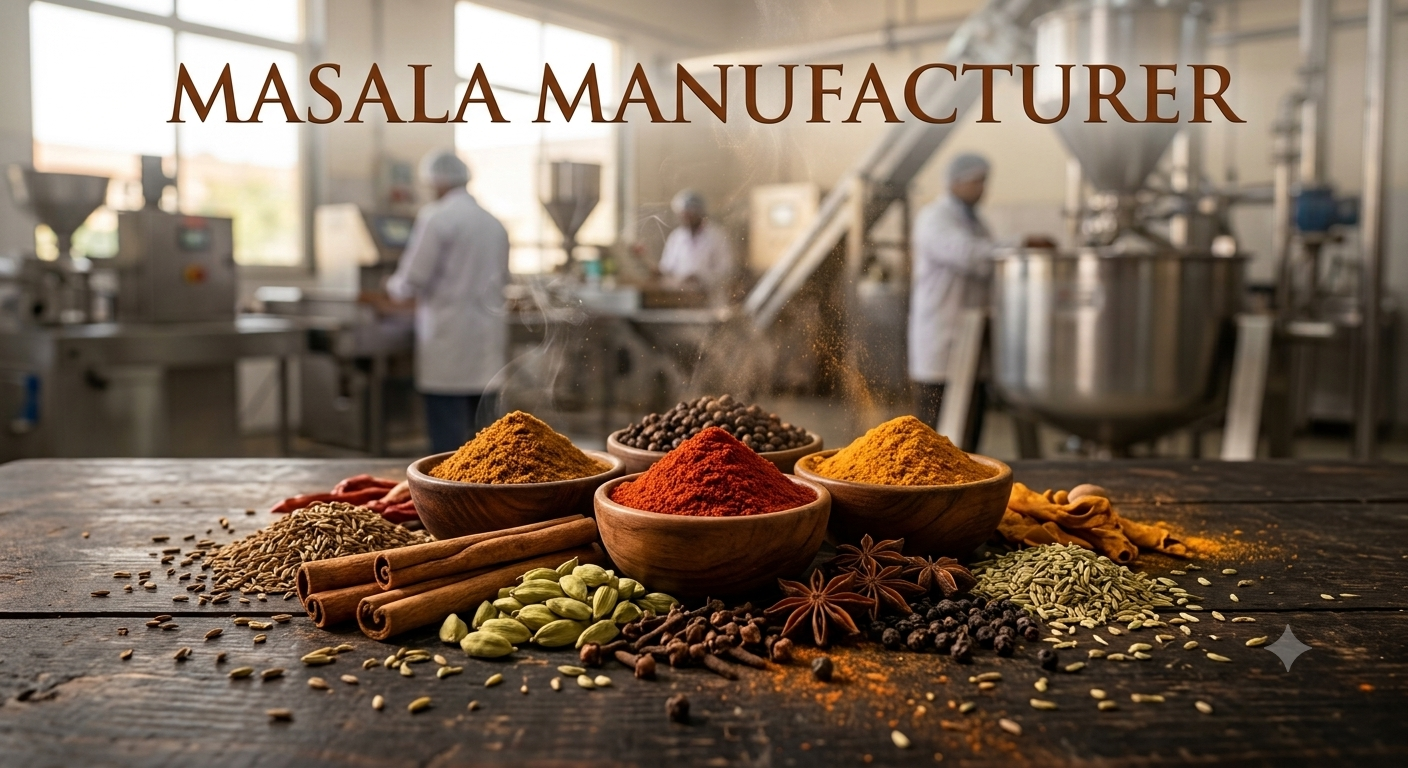 Masala manufacturers producing bulk and private-label spice blends