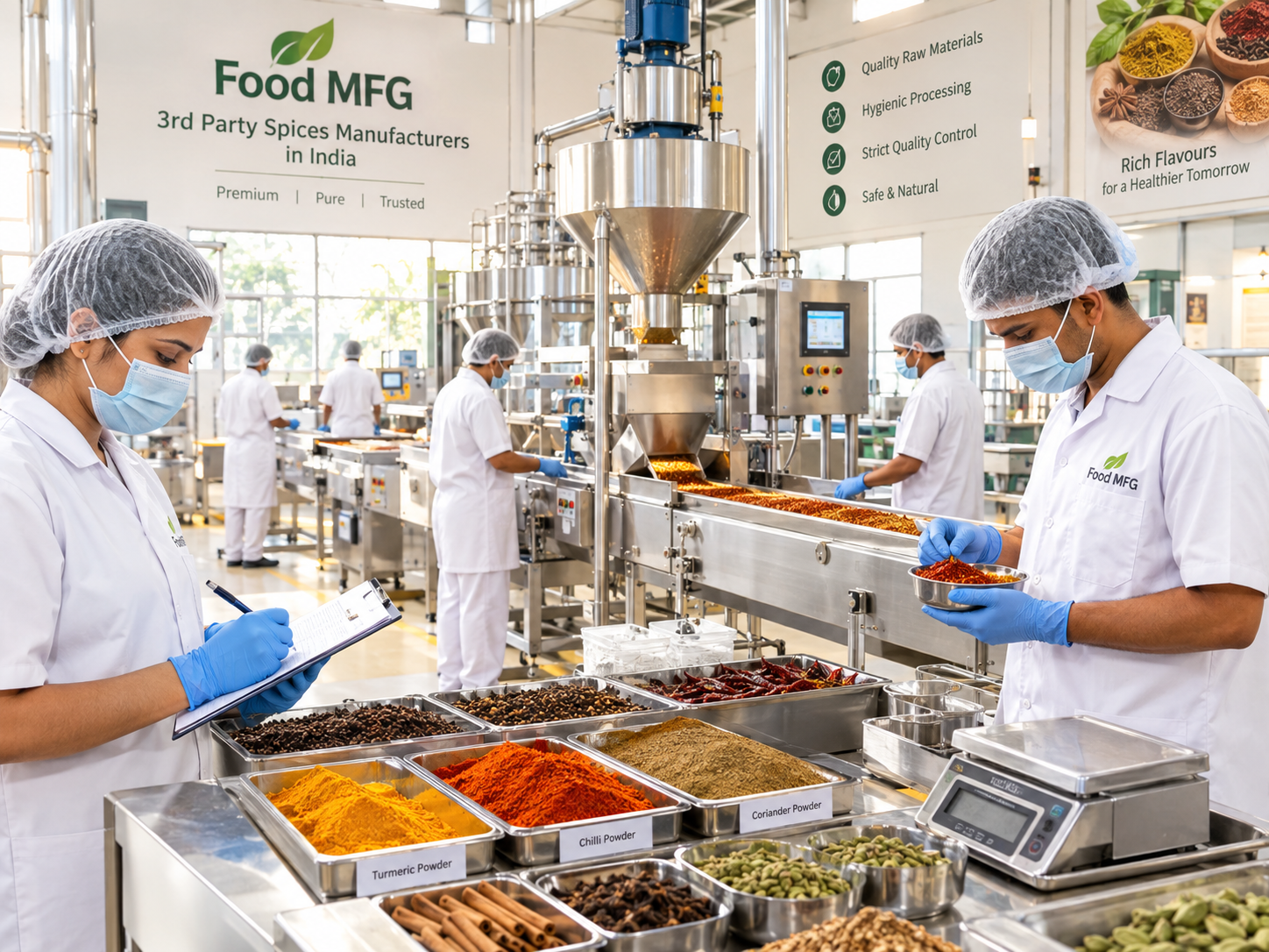 About Food MFG - 3rd Party Spices Manufacturers in India
