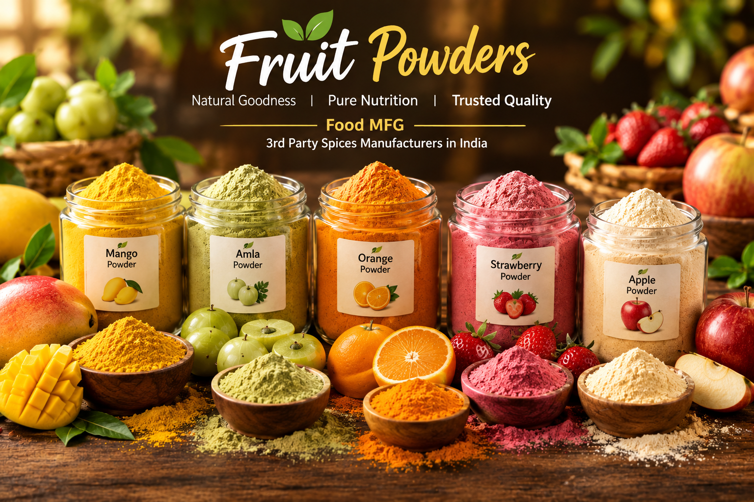 Fruit Powders - Food MFG - 3rd Party Spices Manufacturers in India